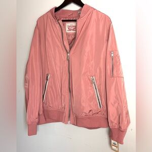 Levi's Dusty Rose Bomber Jacket
